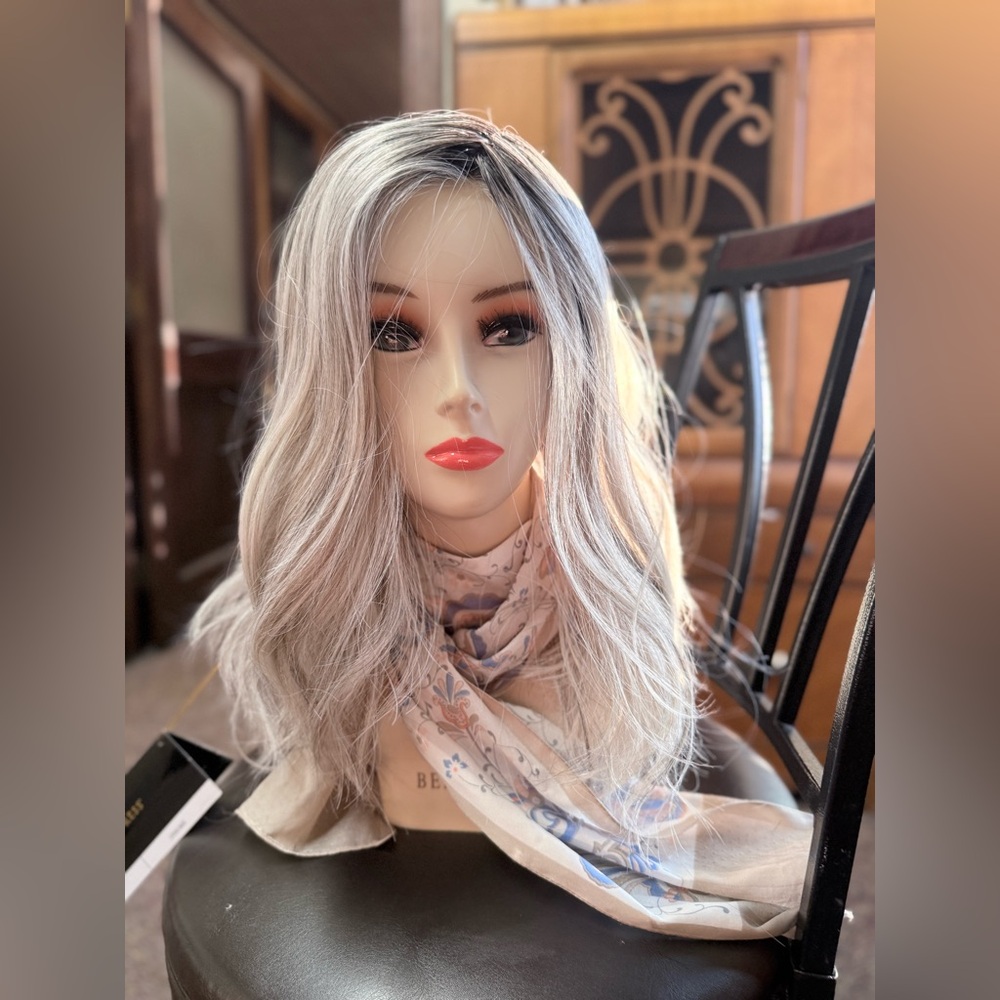 Belle Tress Wigs “Pike Place” in Chrome lace front wig